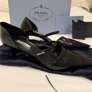 Prada Women's Sleek Black Heels